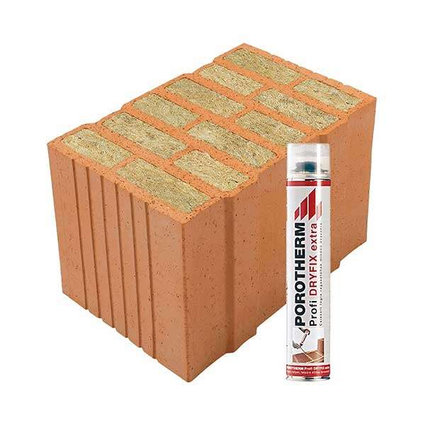 Porotherm Rapid + V.F.H. 38 Thermo tégla