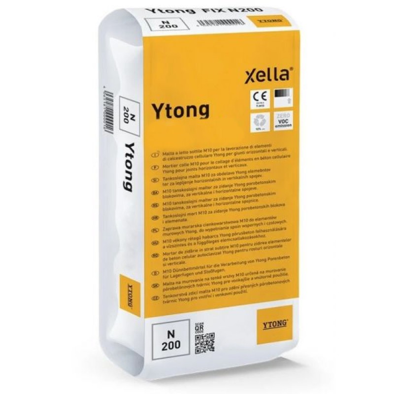 Ytong vékonyágyazatú falazóhabarcs - 25 kg